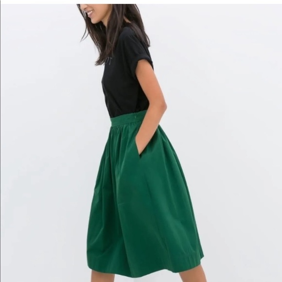 Zara Dresses & Skirts - ZARA Basic Midi Skirt with belt